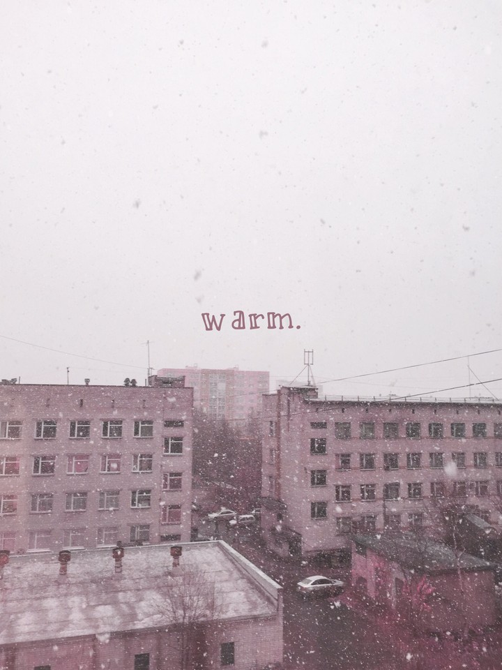 снег