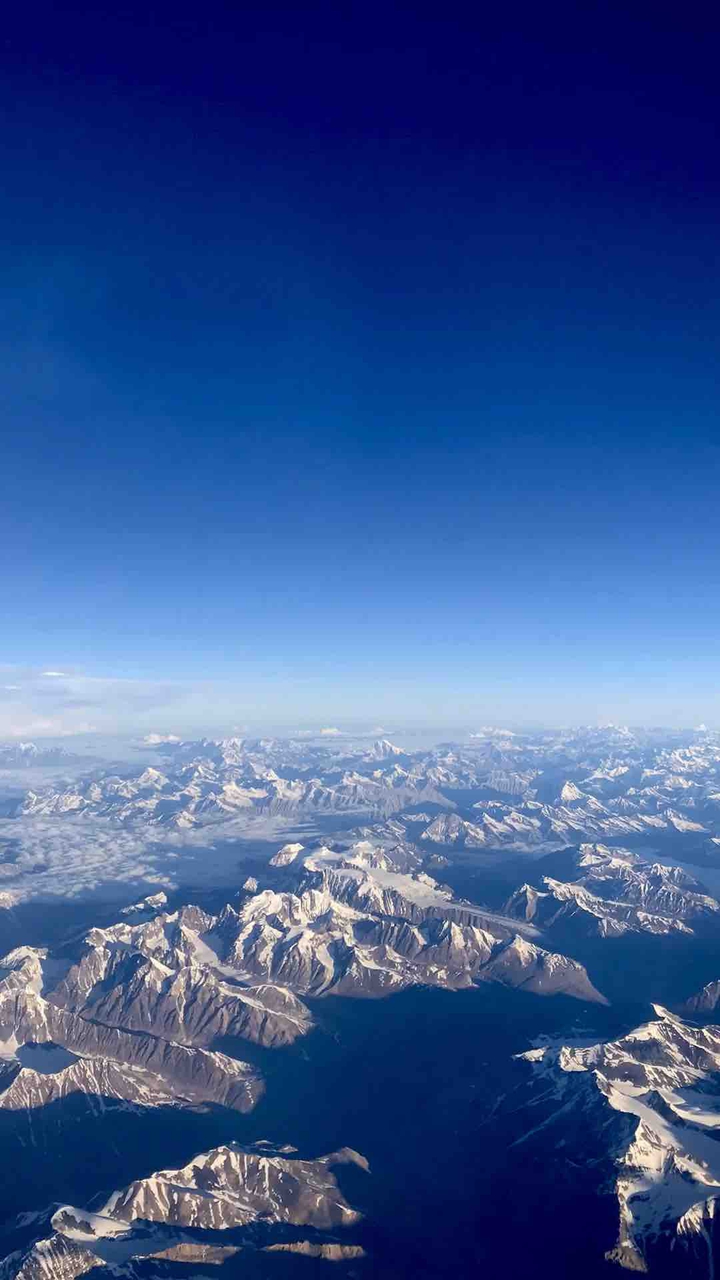Ladakh from above the sky