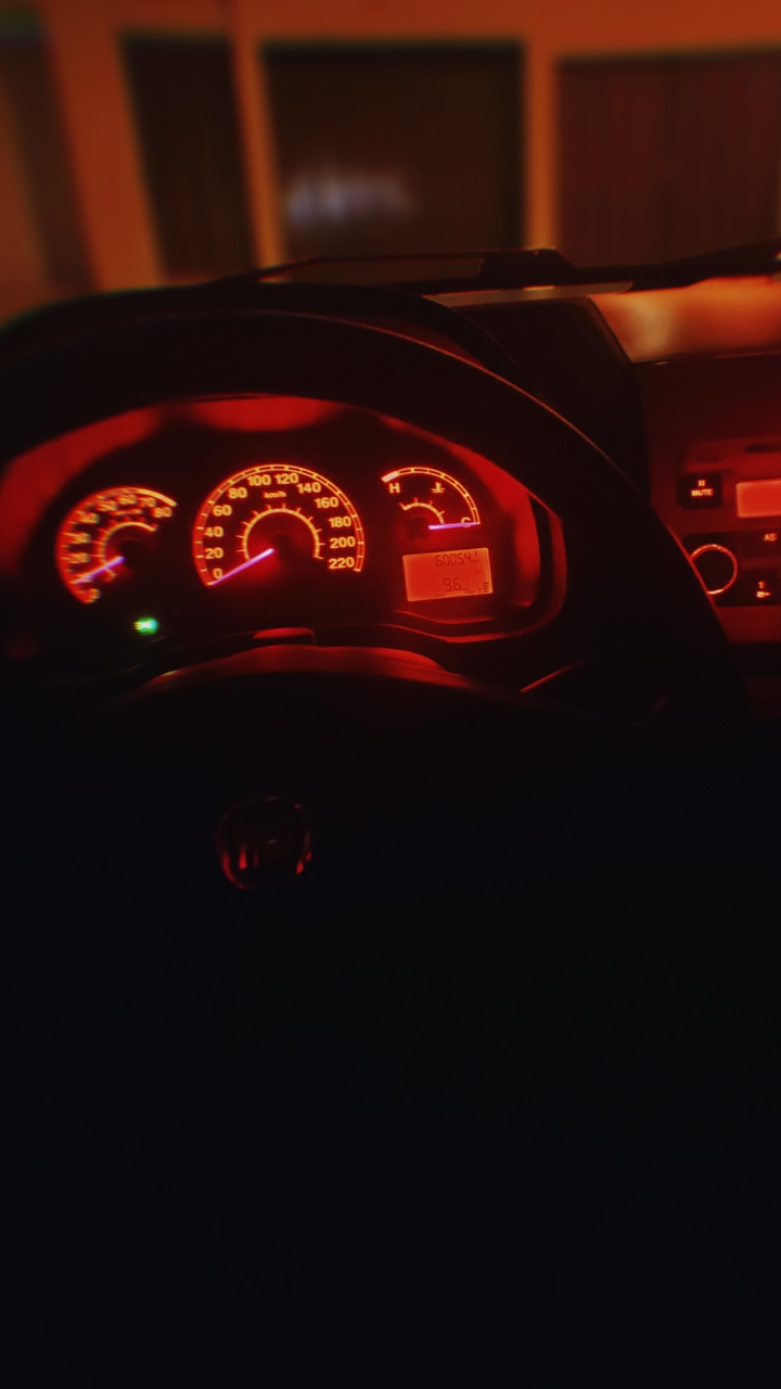 Car Panel Orange Light