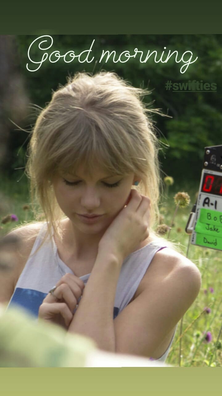 taylor swift good morning