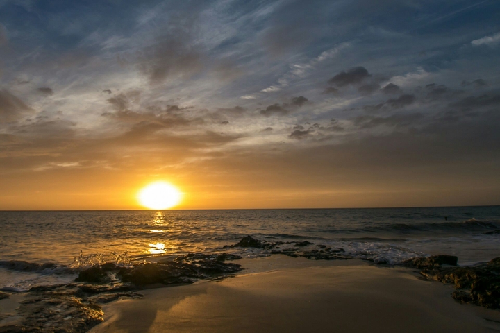 Sunrise by the Ocean