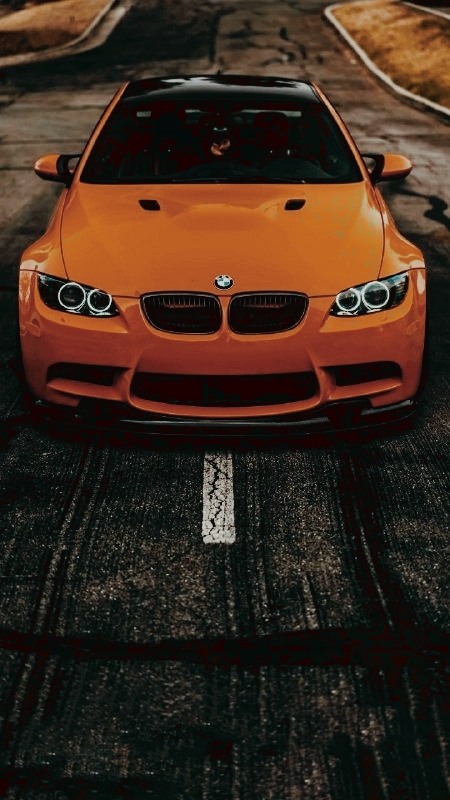 orange car