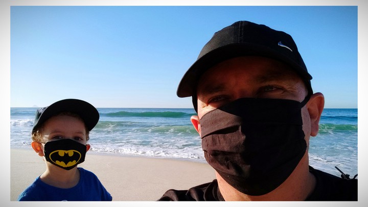 Eu e ele na praia!