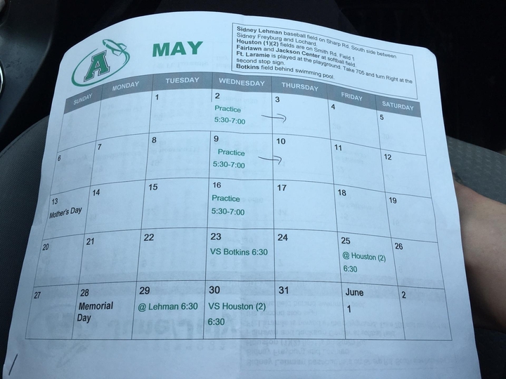 Bradys ball schedule