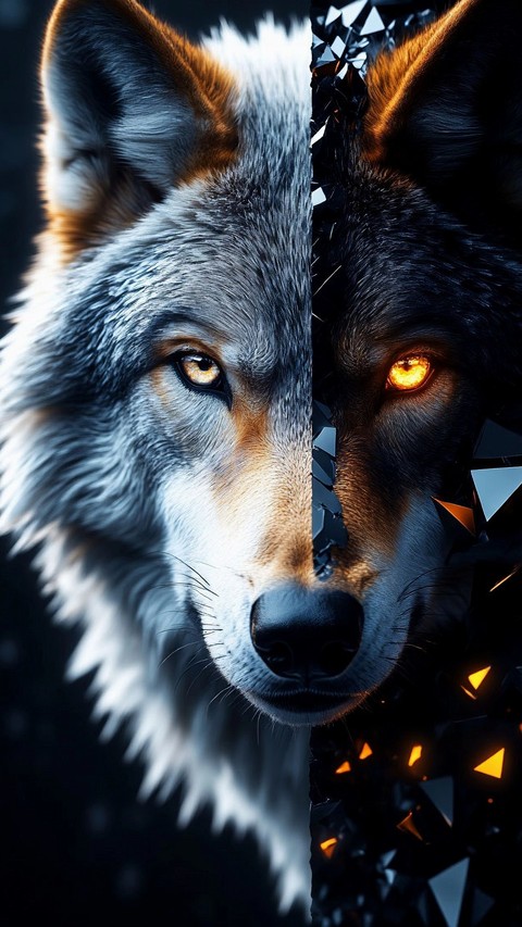 fonds d'écran coyote, wolf