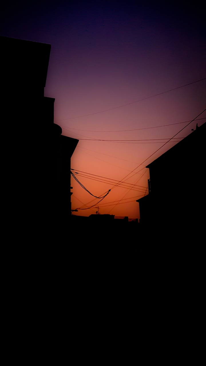 red sunset