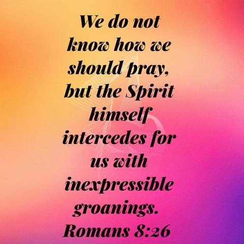 Romans 8:26