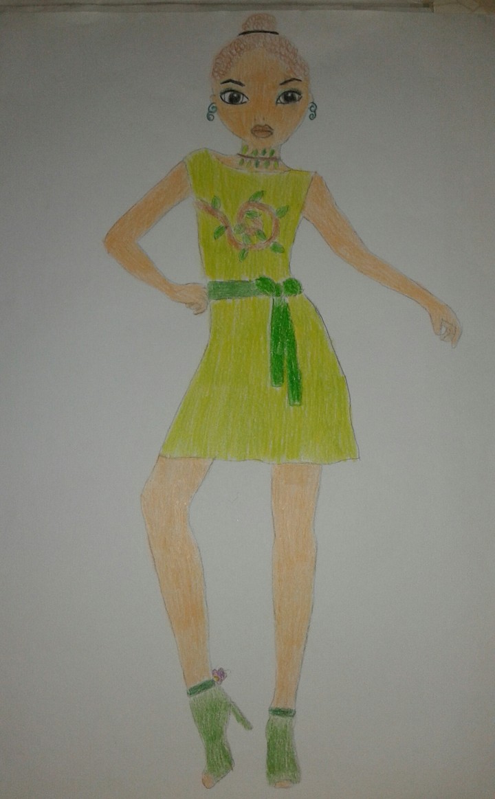 la modella verde pistacchio