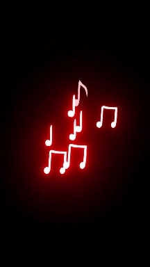 Neon Music Note