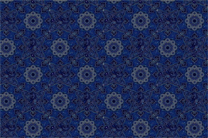 blue ornament