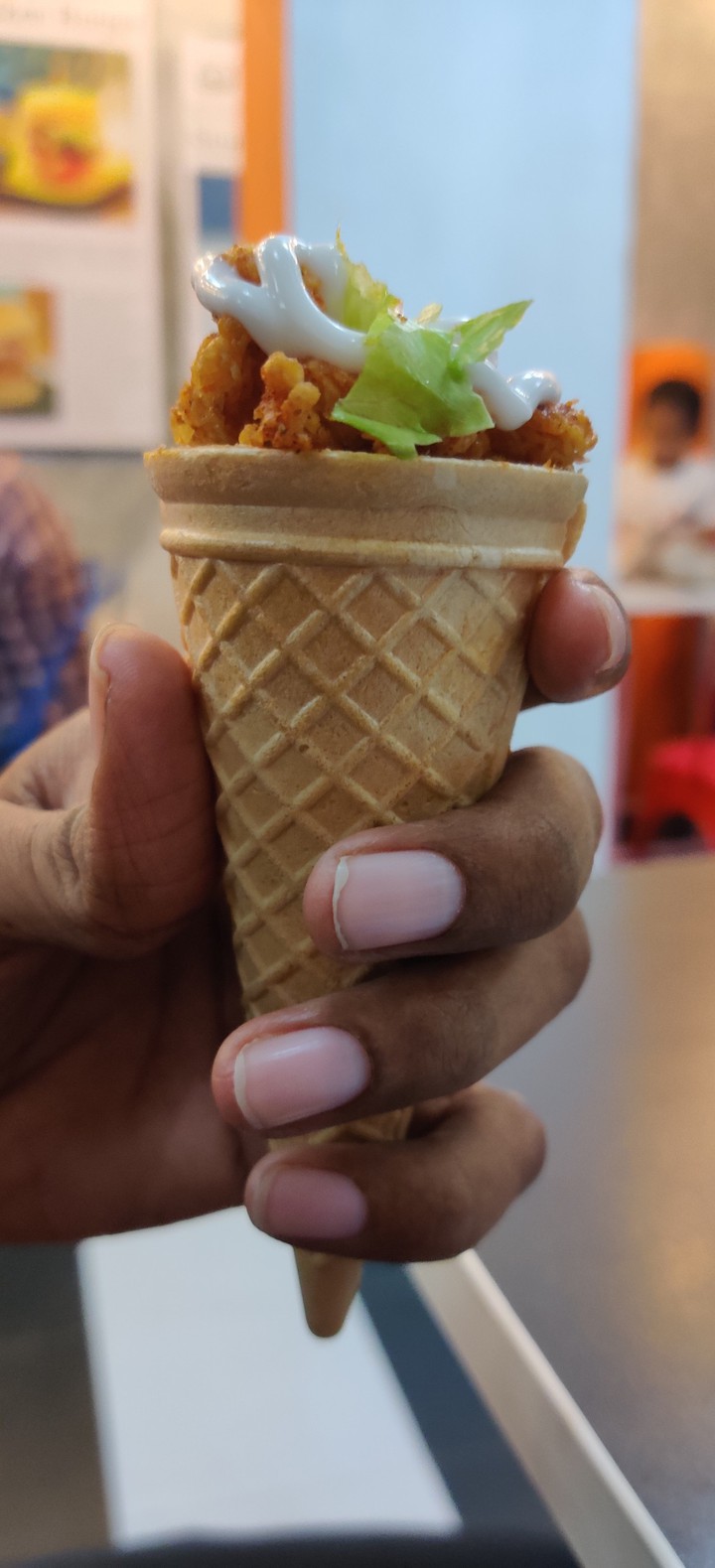 chicken cone...