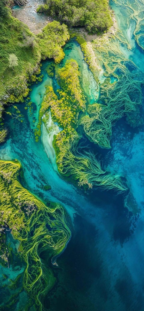 algae, seaweed Hintergrundbilder