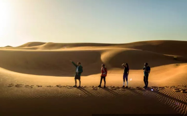 Do you know where we're going? Lost in sand dunes