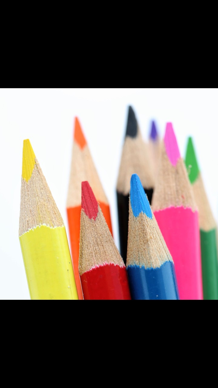 coloured pencills