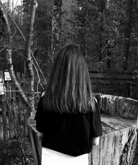 girl and natur
