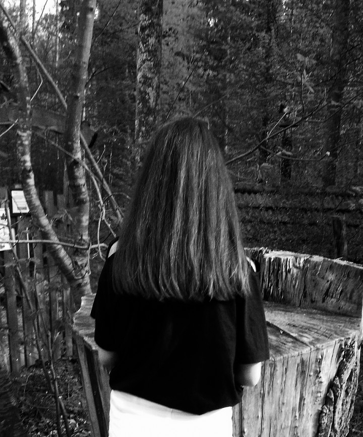 girl and natur