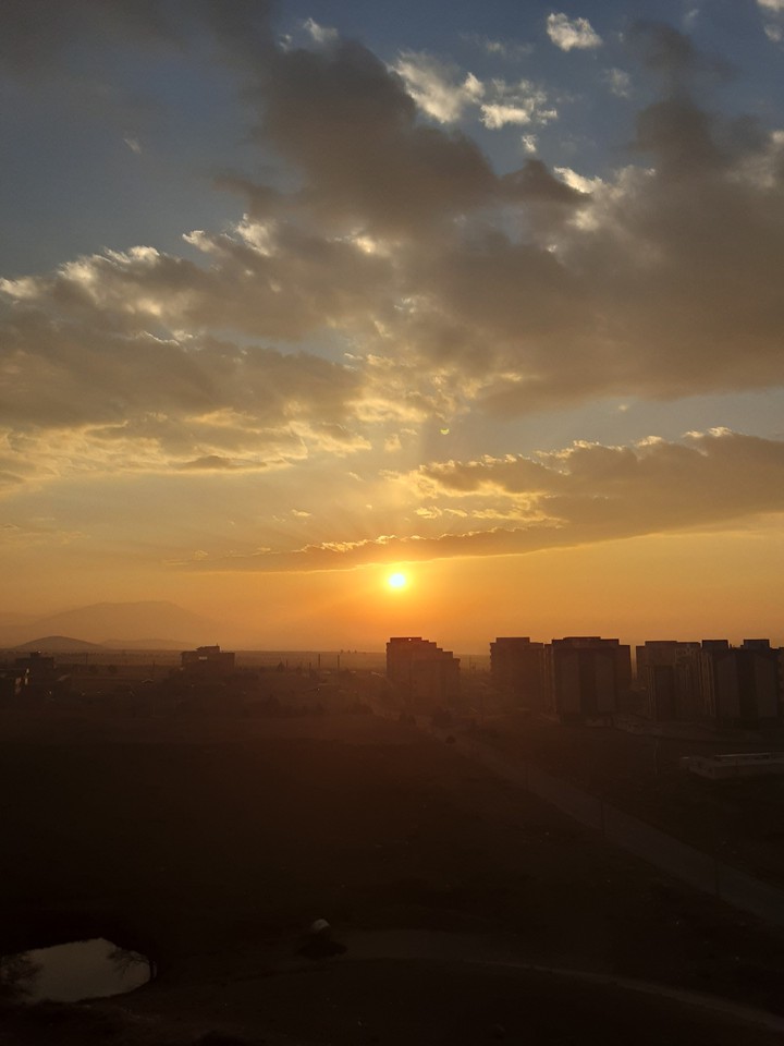 sun set