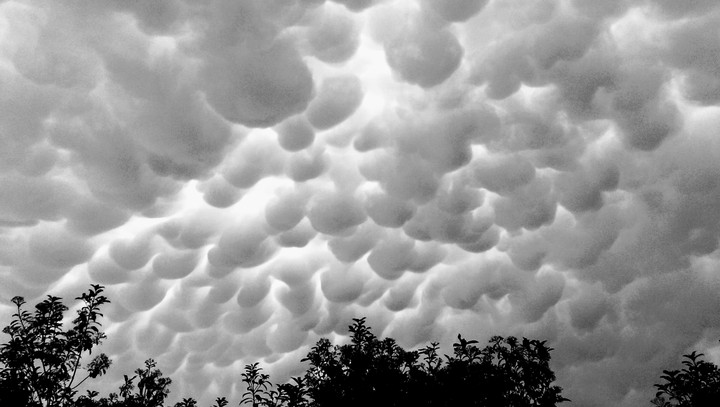 Clouds after today's thunderstorms