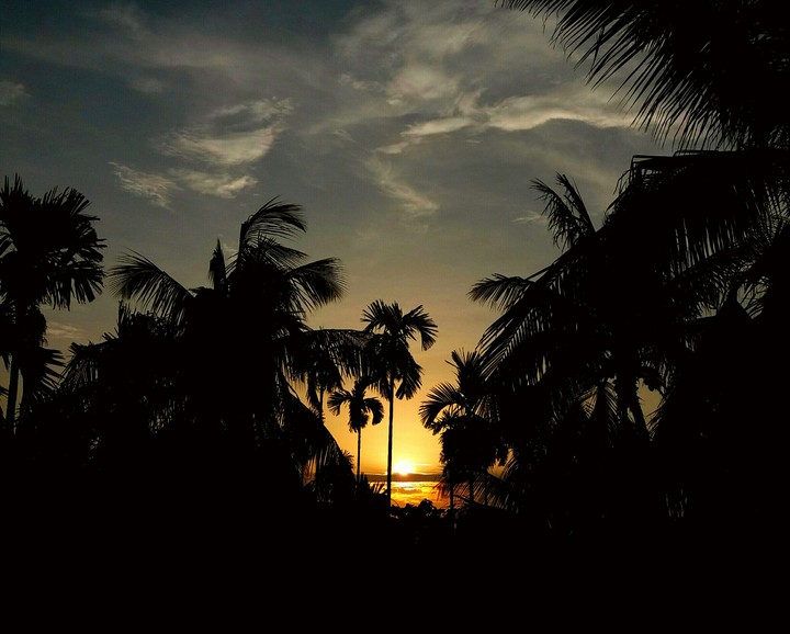 beautiful sunset.