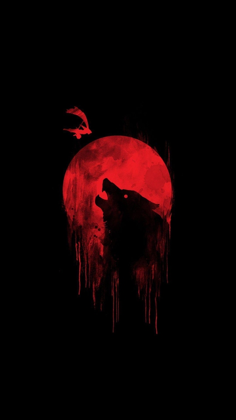 black wallpaper
