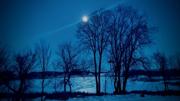 Winter Blue Moon