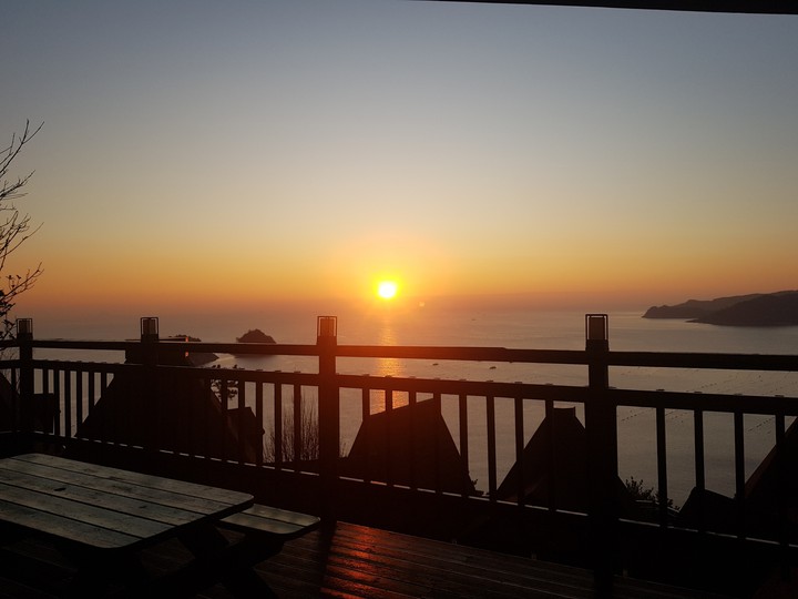 the morning of yeosu, korea