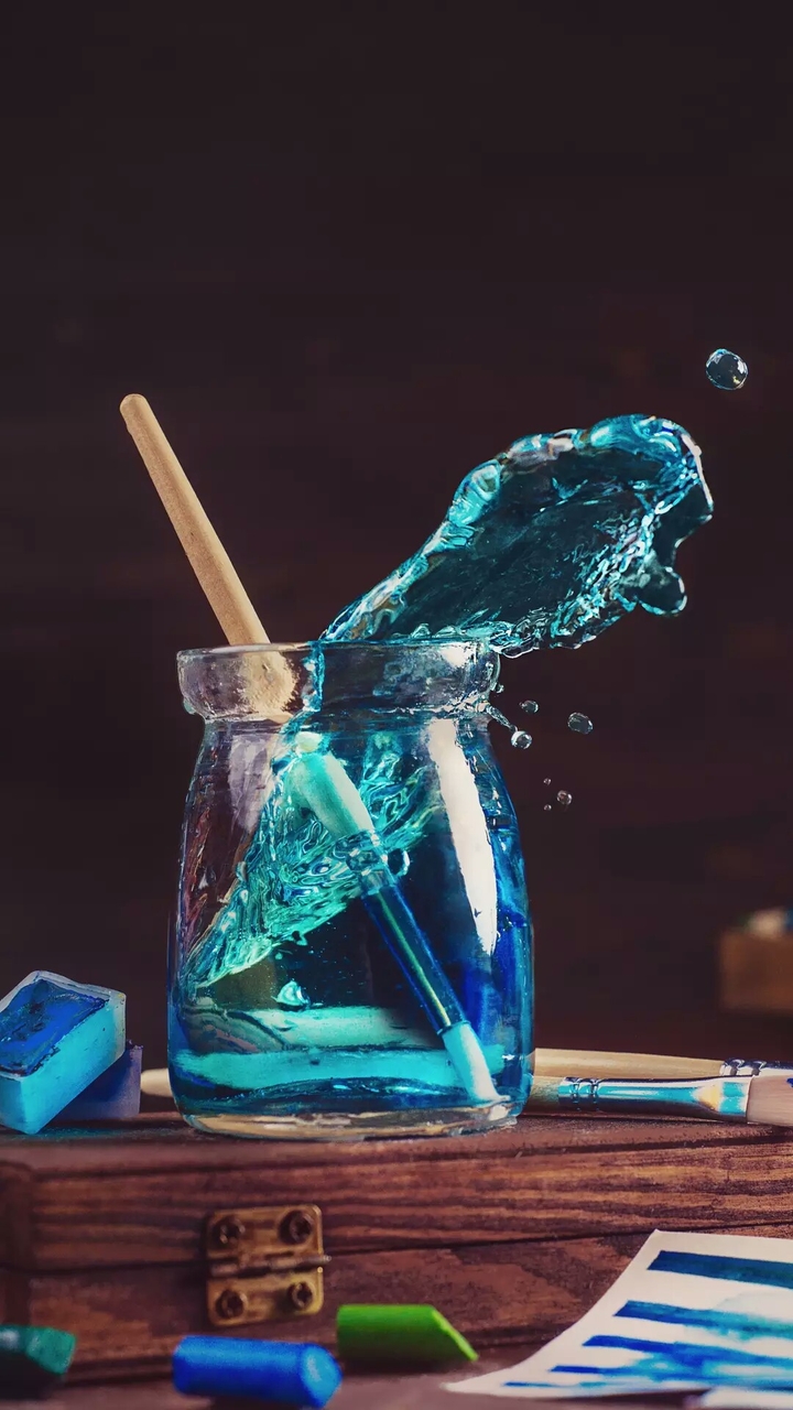 blue