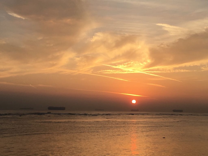 atardecer