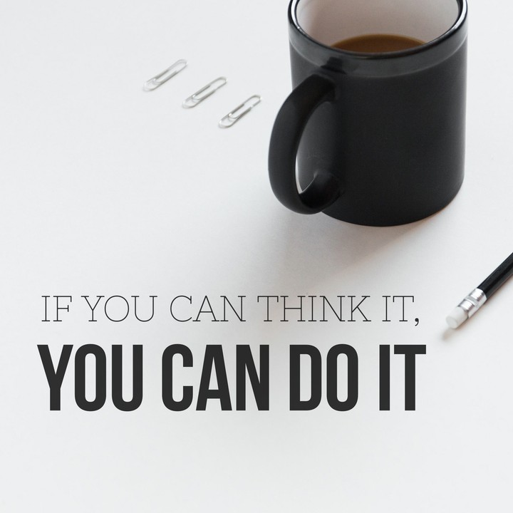 You can do it.