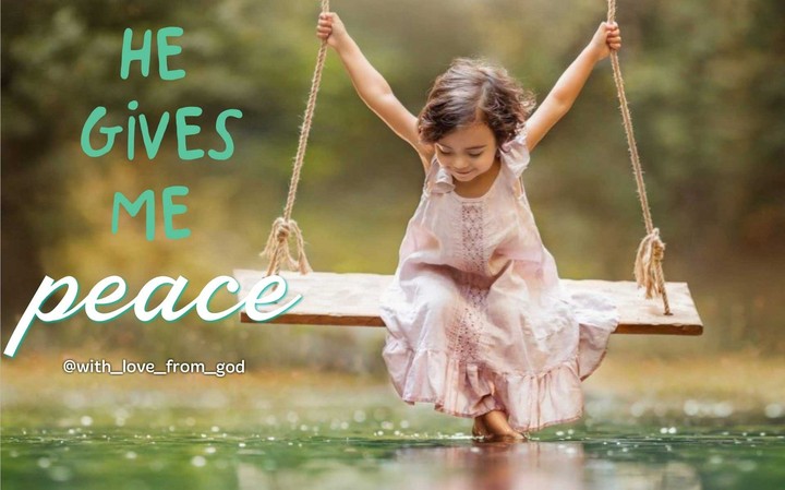 God gives peace