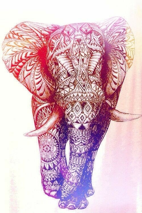 elefante mandala