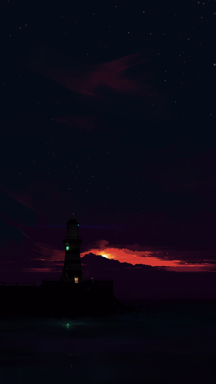 Sunset...