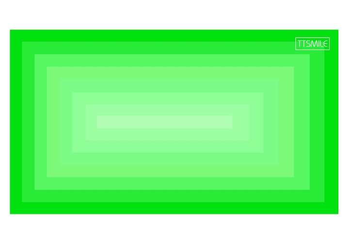 It's green