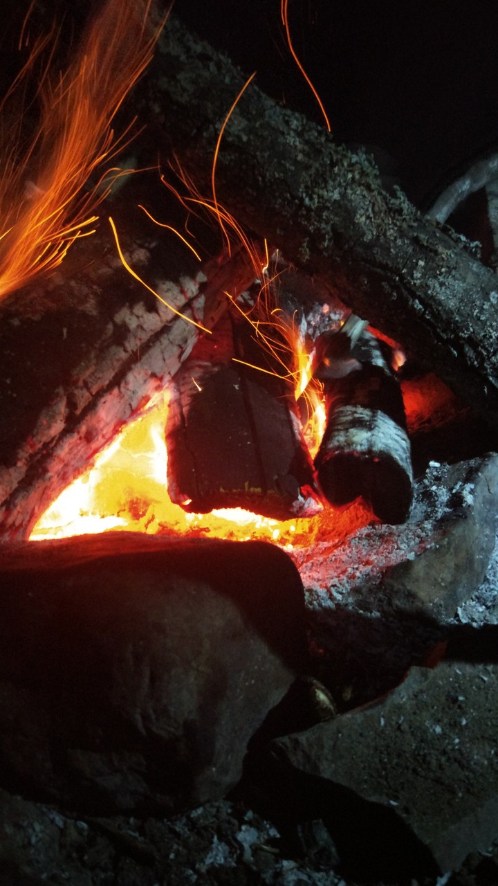 night bonfire