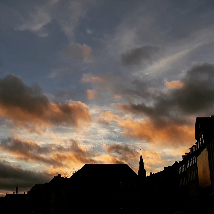 Beautiful light over Chopenhagen