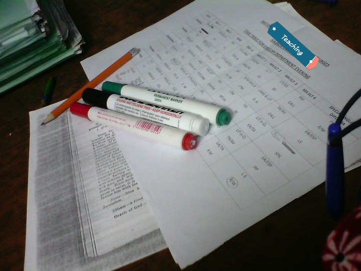 studying