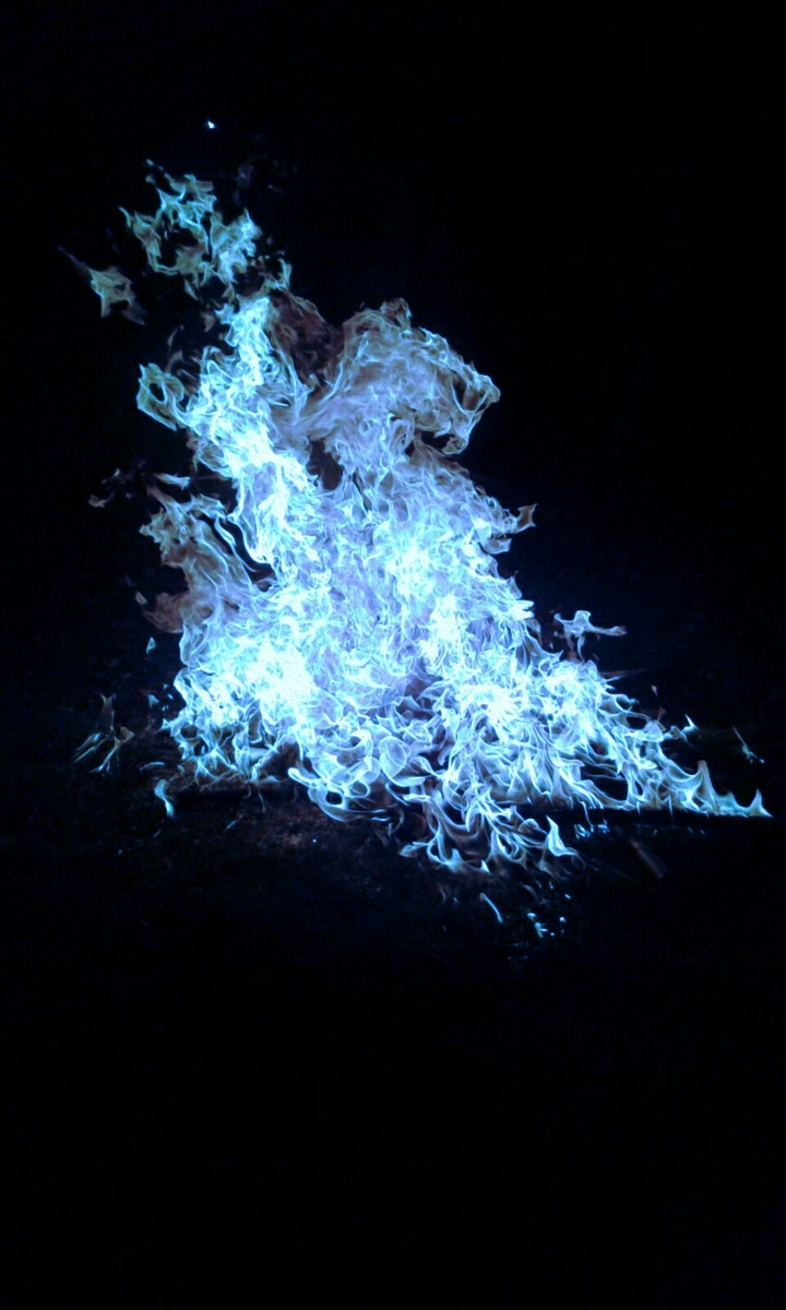 Blue fire