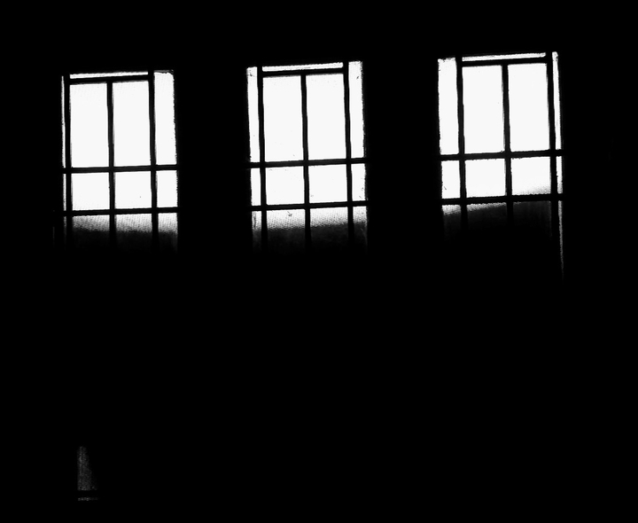 black and white