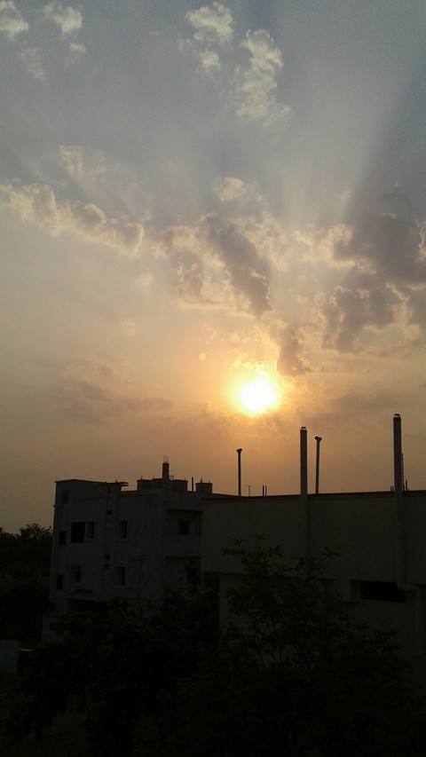 burning sun