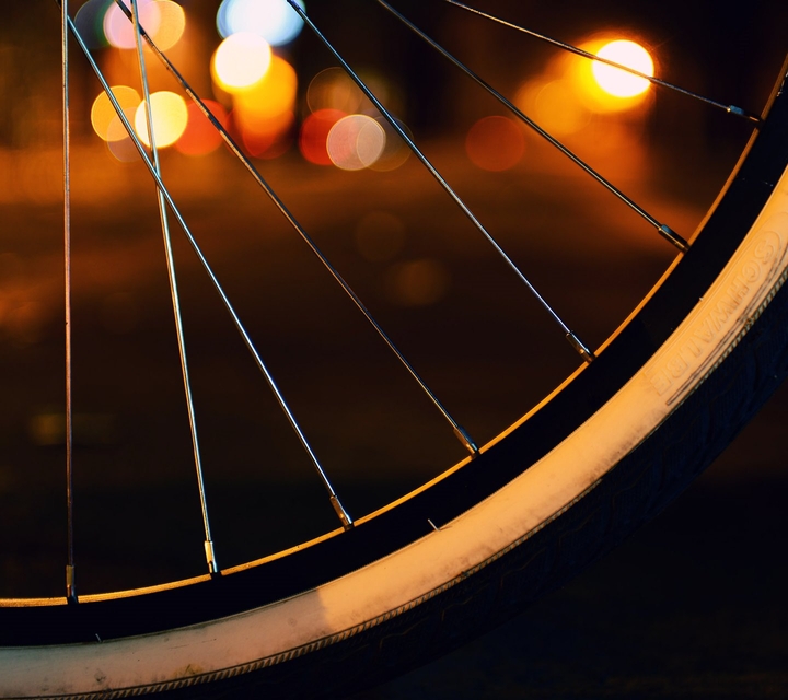 night bicycling