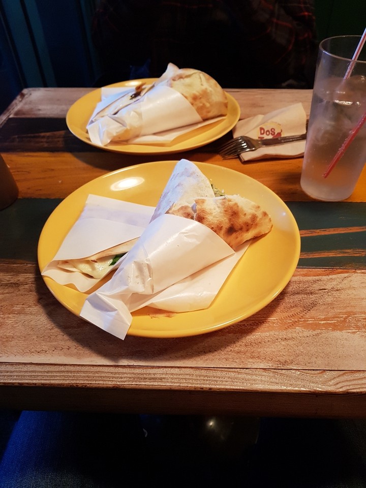 taco at korean restaurant