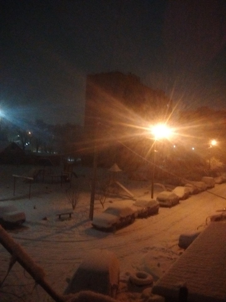 зимно у ночі