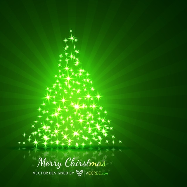 árbol navideño verde