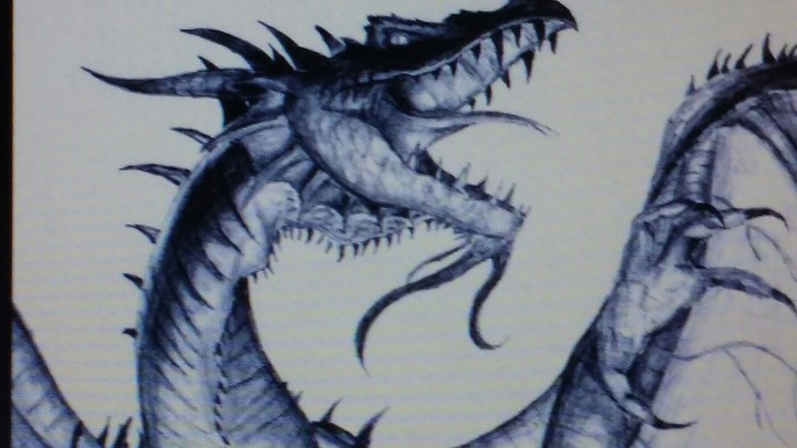 scary dragon