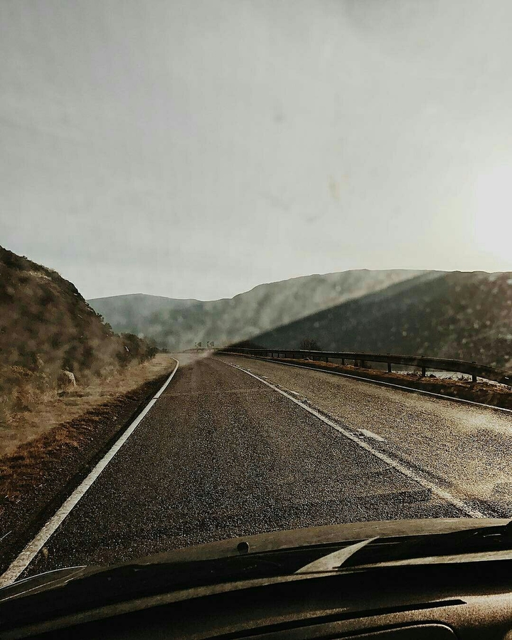 car in the High way