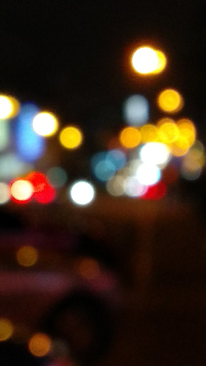 abstract city lights