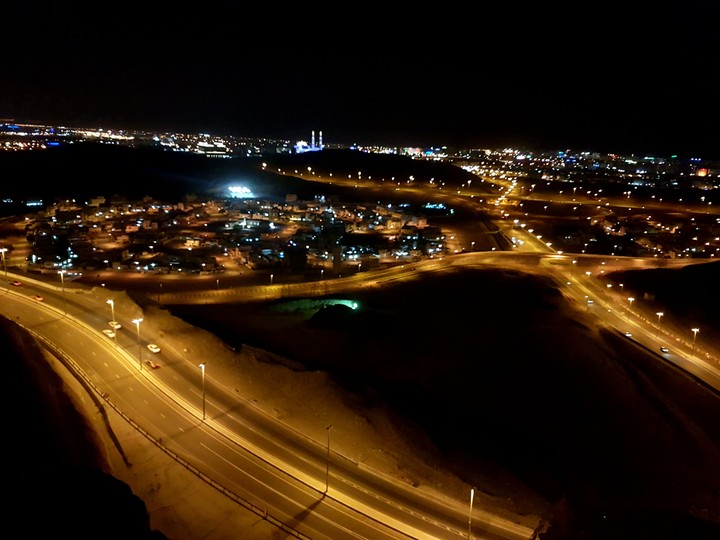 Muscat Night View from hill