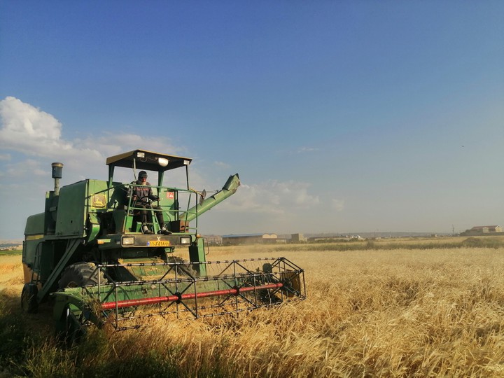 combine harvester