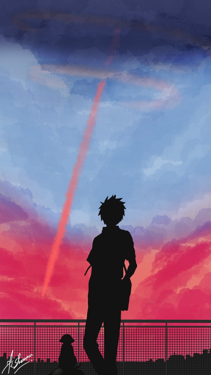 the evening