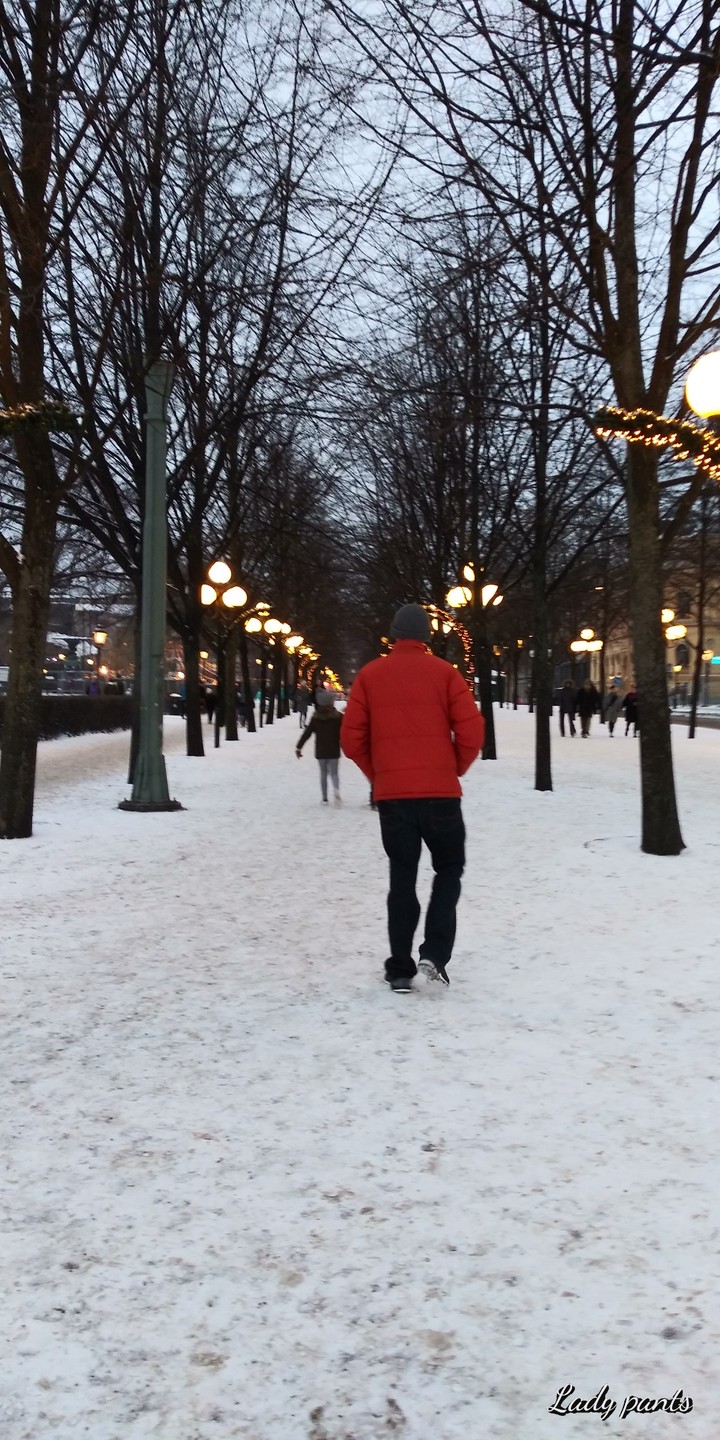 walking in the snow, Switzerland